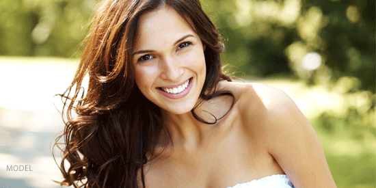 Westlake village plastic surgery model with brown hair