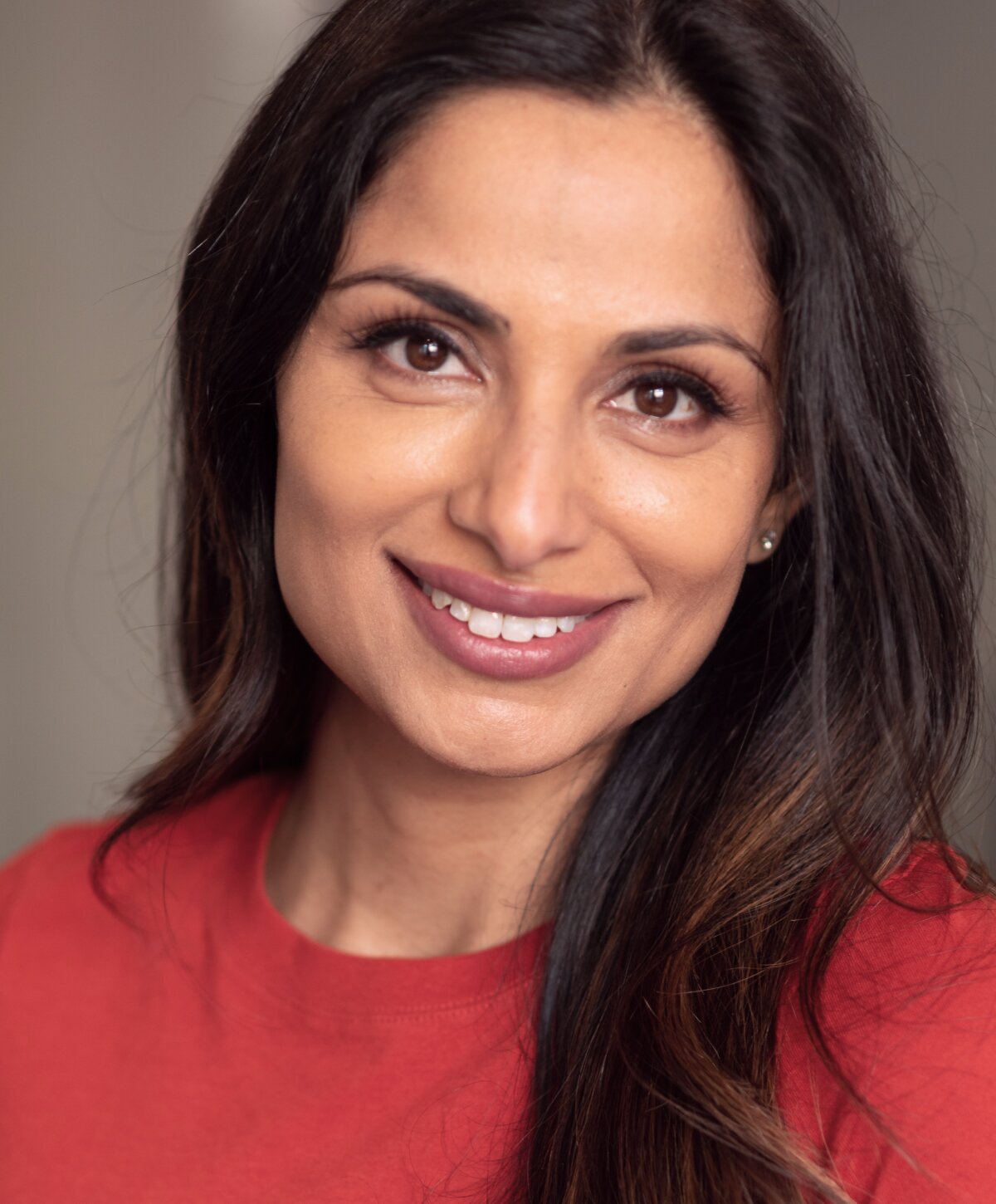Westlake village brow lift model with brown hair