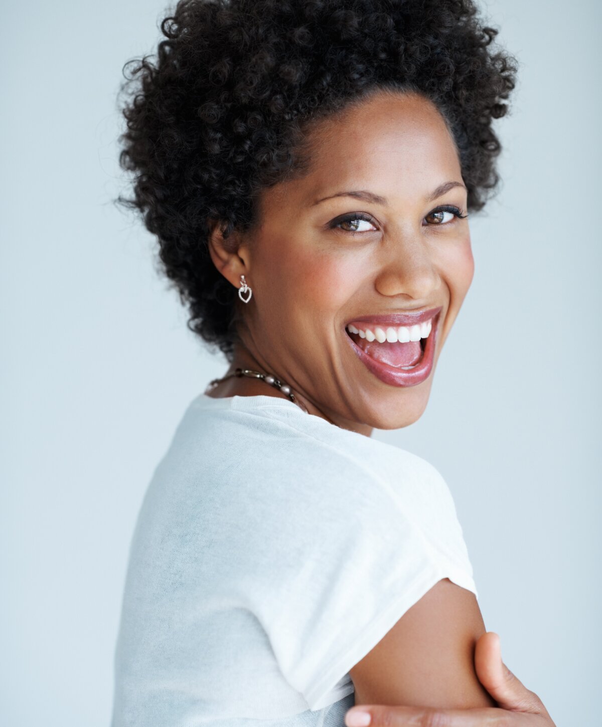 Westlake village necklift model with brown hair