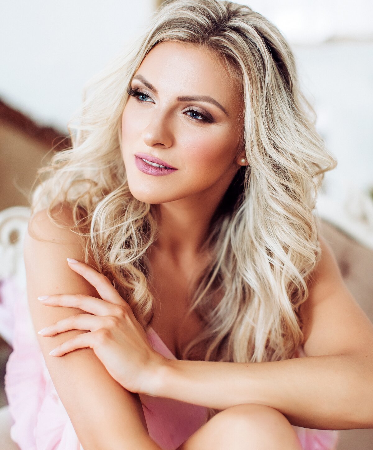 Westlake village juvederm voluma xc model with blonde hair