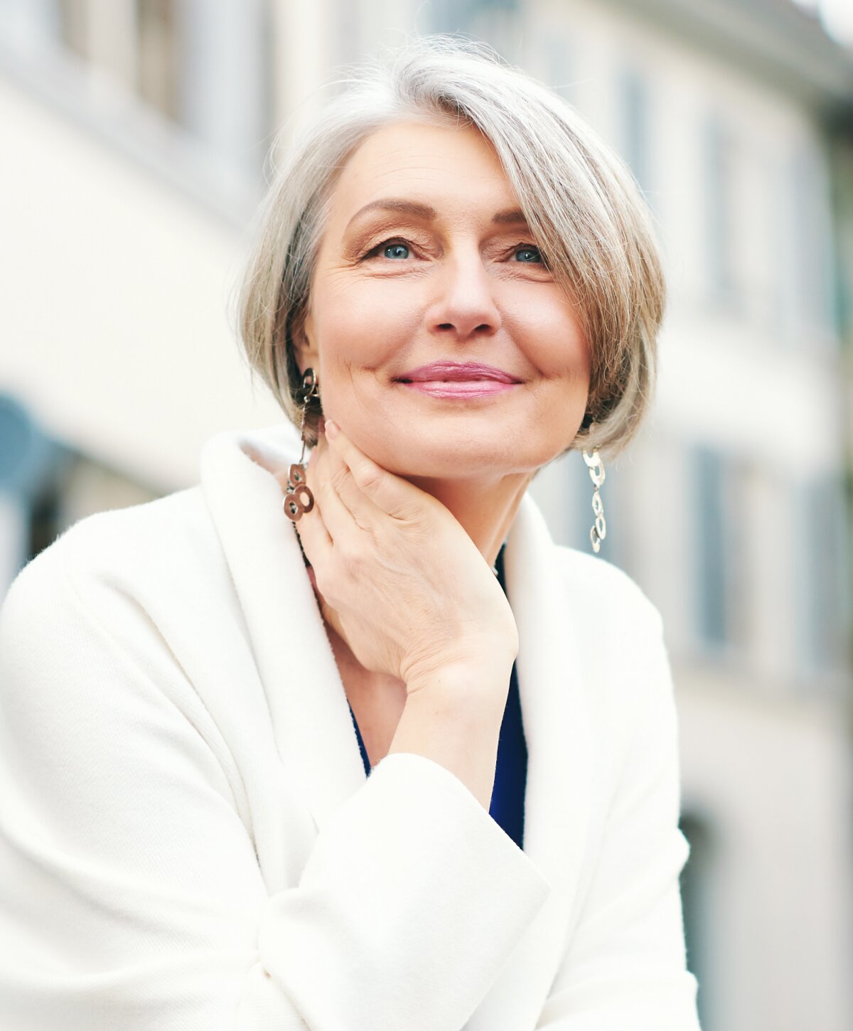 Westlake village sebacia acne treatment model with blonde hair